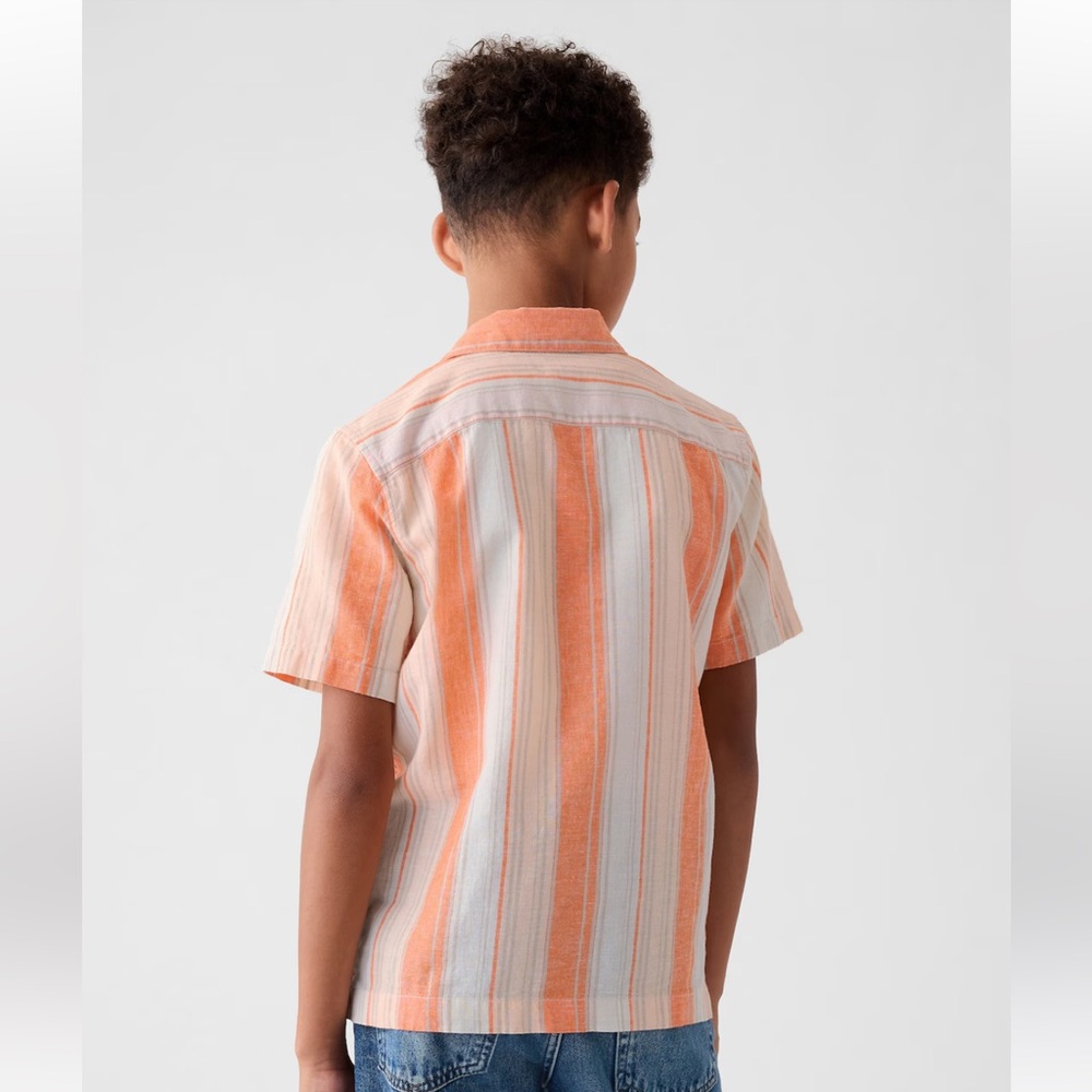 Gap Kids Linen-Cotton Shirt - Picture 2 of 8